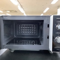 【トレファク　ラパーク岸和田店】電子レンジ　TOSHIBA 2019年製　庫内フラット　650Wの画像