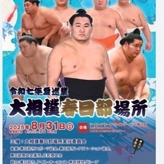大相撲　春日部場所タマリ席チケットの画像