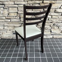 ニトリ ダイニングチェア ① 椅子 幅42x奥行49x高さ84cm/座面高45cm 25H 北TO3の画像