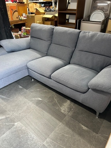 ☆店舗買取、出張買取実施中☆ソファ 三人掛け 布 グレー