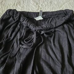 FOGGIA ワイドパンツ ボトムス ブラック レディース カジュアルパンツの画像
