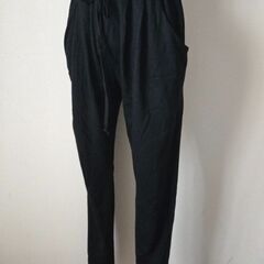 FOGGIA ワイドパンツ ボトムス ブラック レディース カジュアルパンツの画像