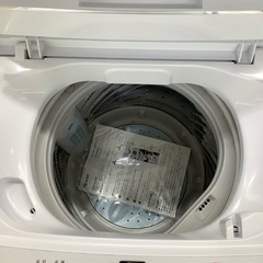 【トレファク　ラパーク岸和田店】全自動洗濯機　Hisense   5.5kg 2021年製　クリーニング済の画像