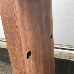 【差し上げます】木製コーナー/サイドテーブルの画像