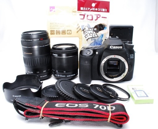 美品 Canon EOS 70D☆高速連写☆スマホに転送可！☆動作撮影可 Wi-Fi内蔵❤Canon EOS 70D❤️️高画質❤️動画撮影❤簡単に