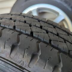 軽トラアルミホイールバリ山の画像