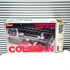 店頭引き渡し 中古 Coleman POW HOUSE キャンプストーブ 416H 動作未確認 キャンプ アウトドアの画像