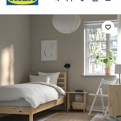 IKEA TARVA タルヴァ ベッドフレーム＋マットレスセット の画像