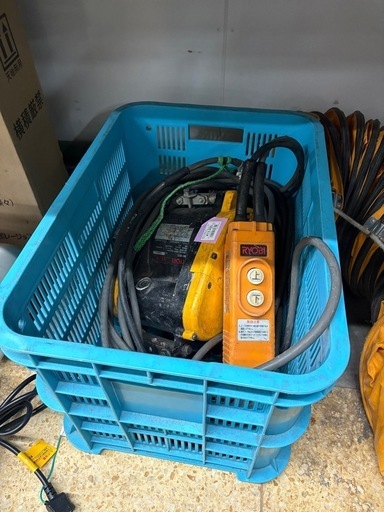 《リユースマン倉敷》リョービ 電動ウインチ WI-61C