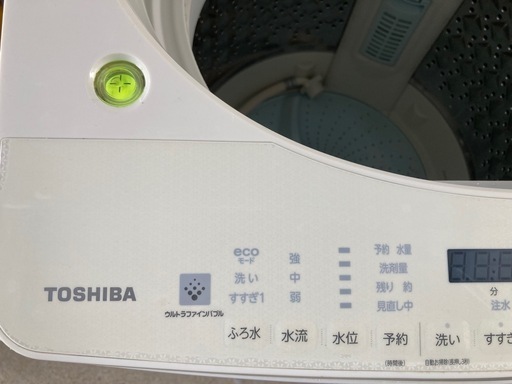 東芝　洗濯 乾燥機　９kg　2017年製