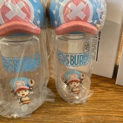 ワンピースコラボ景品 チョッパーの帽子付ボトル✖️2  の画像