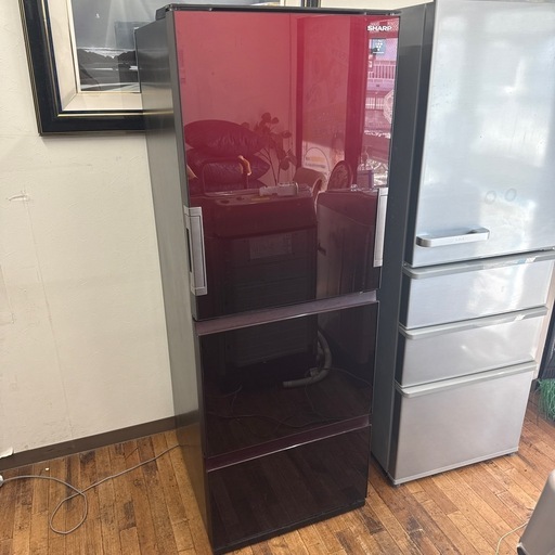 便利な両開き！ SHARP 冷蔵庫 356L / 2017年製