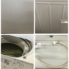 25K308 未清掃 動作品 現状品 Panasonic パナソニック 全自動洗濯機 6kg NA-F60B13 2020年製  中古 の画像