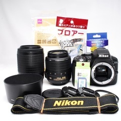 【新品級】Nikon D5300 Wレンズ Wi-Fi転送可能 初心者おススメの画像