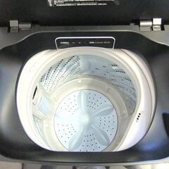 ハイセンス 全自動電気洗濯機 5.5kg HW-G55E2K 2023年製 ブラック の画像