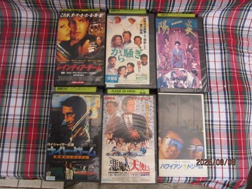 VHSレンタル落ち中古品無料で差し上げます。お好きな方どうぞ
