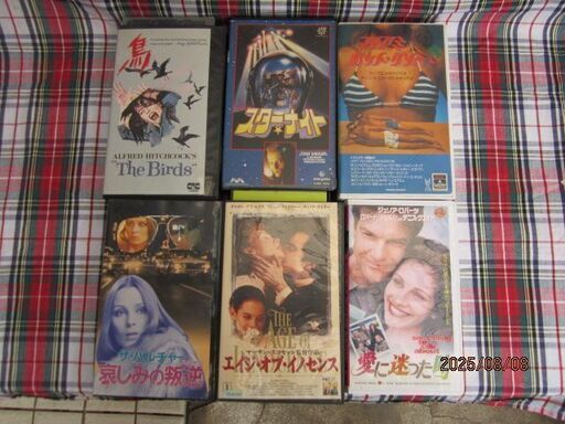 VHSレンタル落ち中古品無料で差し上げます。お好きな方どうぞ