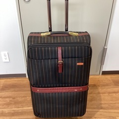 キャリーバッグ（ストライプ）【町田市再生家具】251376