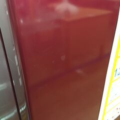 2ドア冷蔵庫　AQUA　AQR-18H　2019年製　184Ⅼ　レッドの画像