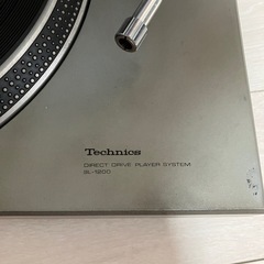 Technics SL1200 初代モデル　レコード　ターンテーブルの画像