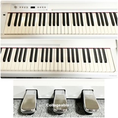【美品】Roland 電子ピアノ F-120WH【無料配送可能】の画像