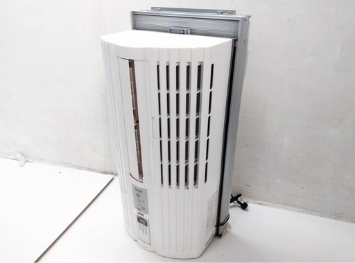 □動作品 TOYOTOMI トヨトミ 窓用ルームエアコン TIW-A180J 5～8畳用 リモコン付き 2019年製