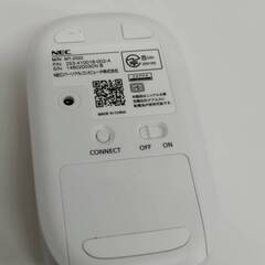 【美品】NEC MT-2022 ワイヤレスマウス/ホワイトの画像