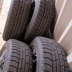 215/65R16 トーヨー ウインタートランパス 20年17週 アルミ付スタッドレス4本セット　MPVで使用 アルファード エルグランドでも装着可能(だと思います)の画像
