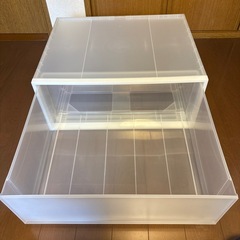 無印良品　収納ケース　ワイド　中の画像