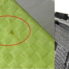 ▼ 収納バスケット 8個おまとめ 一部蓋付き かごのサイズ 高さ 7cm～24cm×幅 11～31.5㎝×奥行 8.5～45㎝ 骨組みの変形と錆びあり 現状渡しの画像