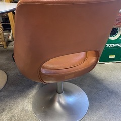 カフェテーブル　レトロチェアセットの画像