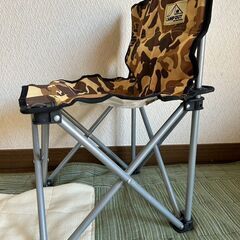 CAPTAINSTAG　キャプテンスタッグ　椅子　コンパクト　チェア　カモフラージュの画像