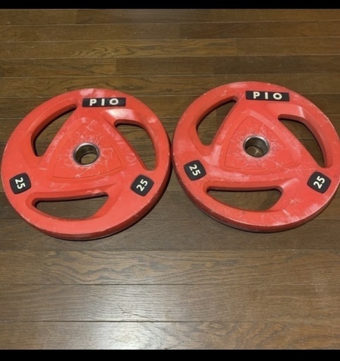 25キロ　筋トレ　プレート