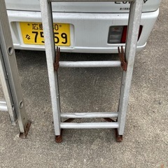 アルミ伸縮ハシゴ　2連7m  縮長4mの画像