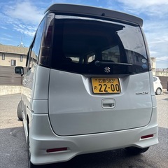 広島市　H22年式　パレットSW 車検9年9月まで　HDDフルセグ　テレビ　DVD ETC付きの画像