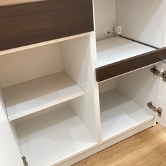 【トレファク高槻店】取りに来られる方限定！ユーアイの2枚扉レンジボードのご紹介です！の画像