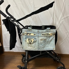 ペット用　折りたためるペットカート　新品同様の画像