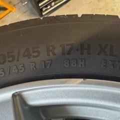 バリ溝 205/45R17 weds JOKER continentalの画像