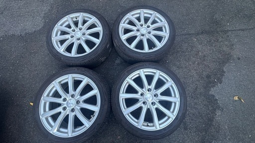 バリ溝 205/45R17 weds JOKER continental