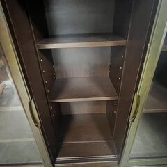 スライド式書棚 本棚 書斎 書斎家具の画像