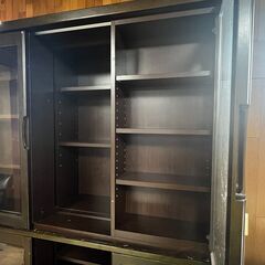 スライド式書棚 本棚 書斎 書斎家具の画像