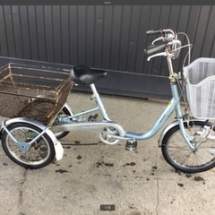 A-44 △ v 岐阜発/ ブリジストン/ WAGON/ 大人用三輪自転車/ スイングあり/ 変速なし/ 走行確認/ Rカゴサビあり/ 現状品/ R7.5/28 △の画像