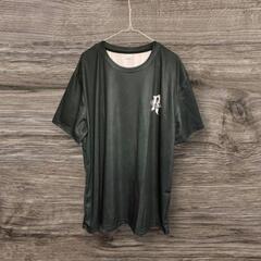 新品未使用☆メンズカジュアルクルーネックTシャツ、3Dローズスパイクプリント 2XLの画像