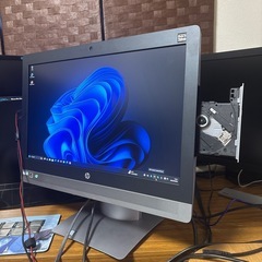 HP 一体型デスクトップパソコン CPU i7-6700T メモリ16GB SSD 256GB+HDD 1TB Office2021の画像
