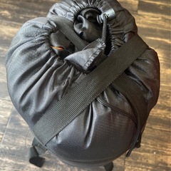 【中古品】MERMONT 封筒型寝袋 ブラック/オレンジ -12℃〜8°C キャンプ アウトドア用品 防災グッズの画像