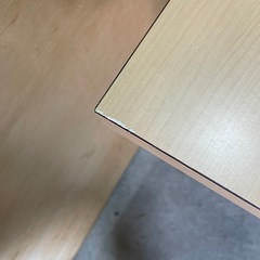 会議机 中古品 長机 折り畳み机 オフィス家具 ウッド調 の画像