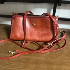 K Kittmance2 赤 ショルダーバッグの画像