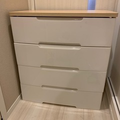 ４段　収納　チェスト　衣類　タンスの画像