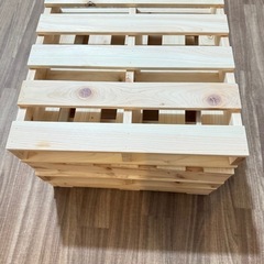 天然ひのき すのこ パレット 4枚　の画像