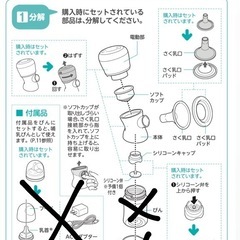 Pigeon 電動搾乳器の画像